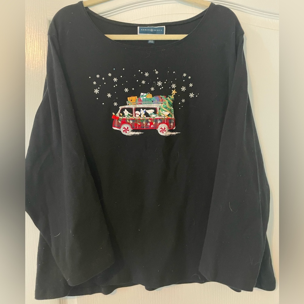 KAREN SCOTT 3X CHRISTMAS SHIRT